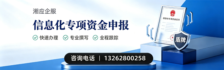 十堰信息化专项资金申报服务