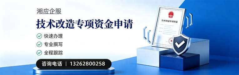 十堰技术改造专项资金申报服务