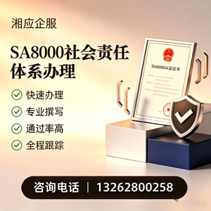 十堰SA8000社会责任体系认证服务